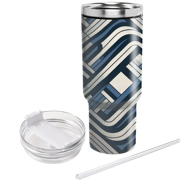 Twisted Stripe Pattern  Insulated Tumblers