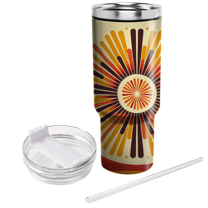 Vintage Sunburst  Custom Tumblers