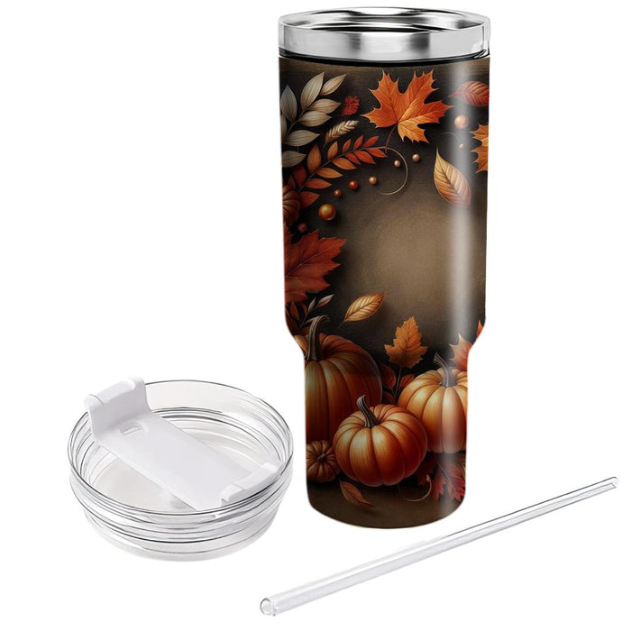 Glimmering Harvest - Autumn Festival  Decorative Tumblers