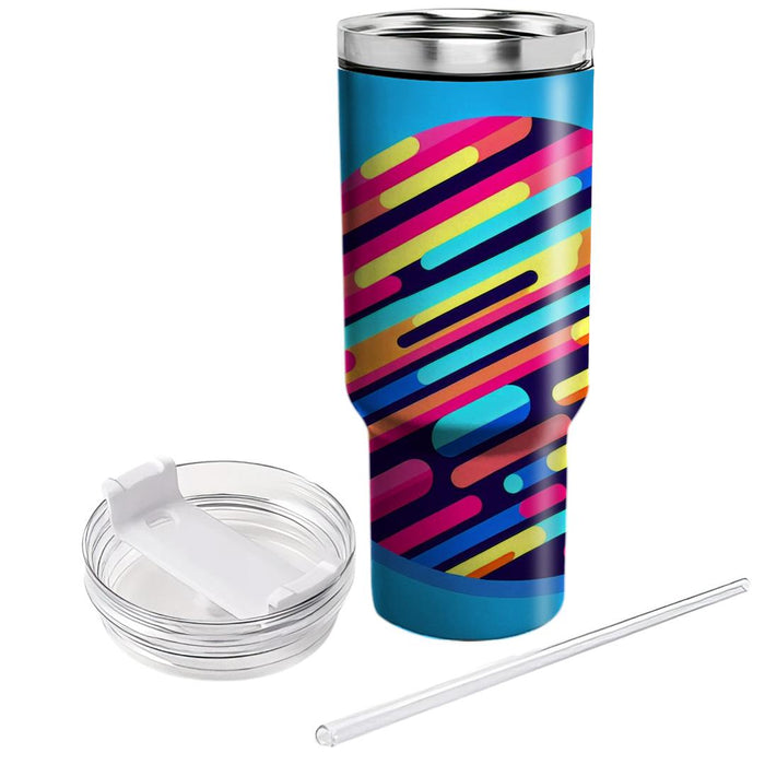 Bold Stripe Fever  Personalized Tumblers