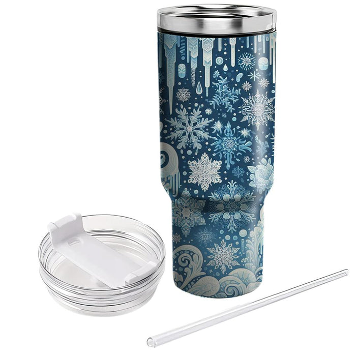 Winter Icicle Delight  Custom Tumblers