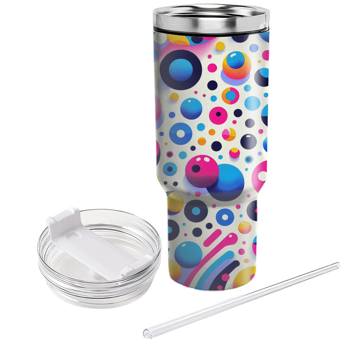 Retro Funky Polka Dots  Tumblers For Gifts