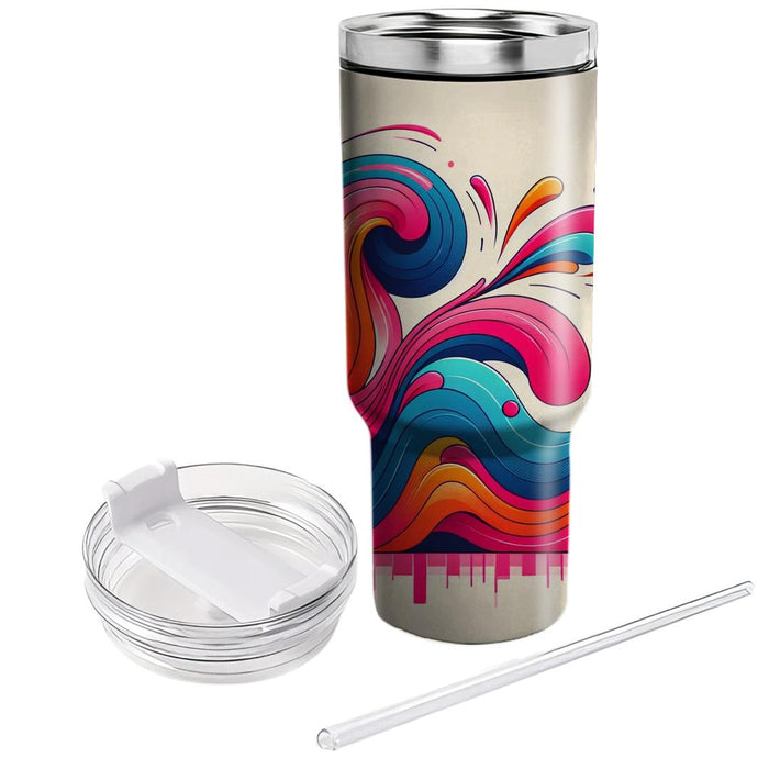  Wave Dance  Decorative Tumblers