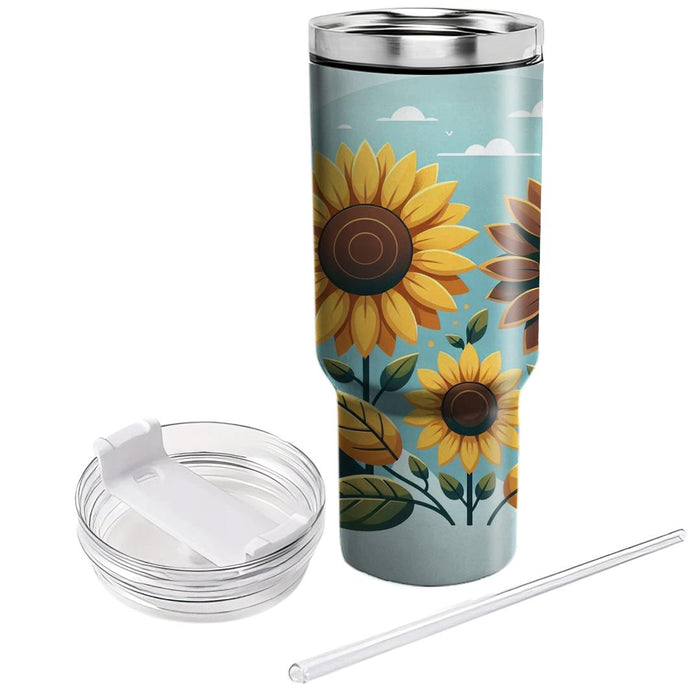 Sunflower Power  Travel Tumblers