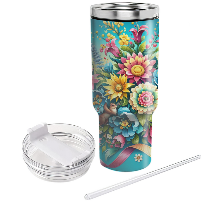 Whimsical Garden - May Day  Decorative Tumblers