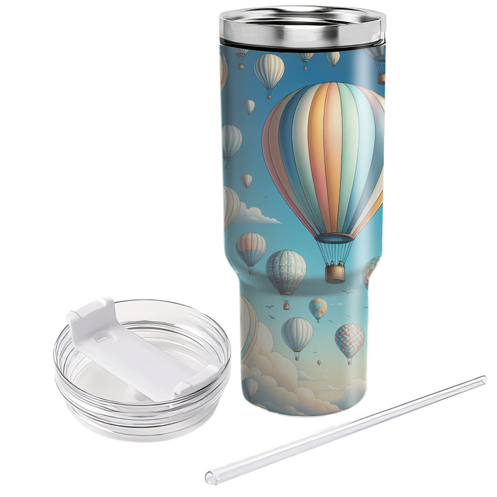 Whimsical Hot Air Balloons  Custom Tumblers