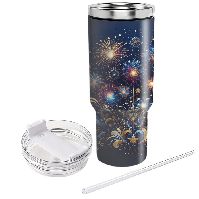 Starlit Harmony - New Year’s Eve  Decorative Tumblers