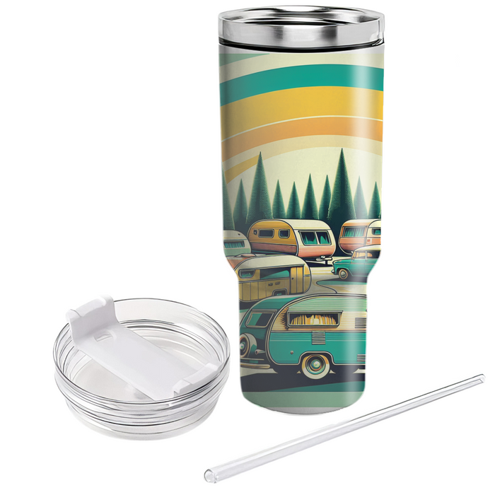 Vintage Caravan Adventure  Tumblers For Gifts