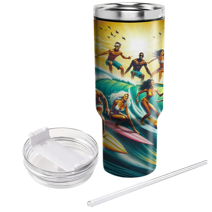 Waves Of Celebration - Surf Festival  Decorative Tumblers