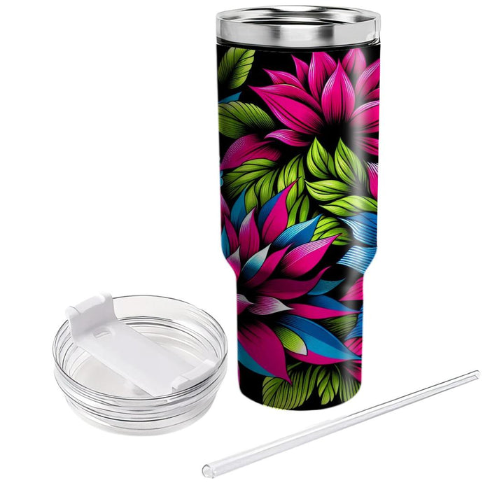  Floral Burst  Tumbler Cups