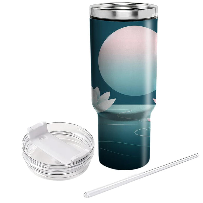 Blossoming Lotus Serenity  Tumbler Cups