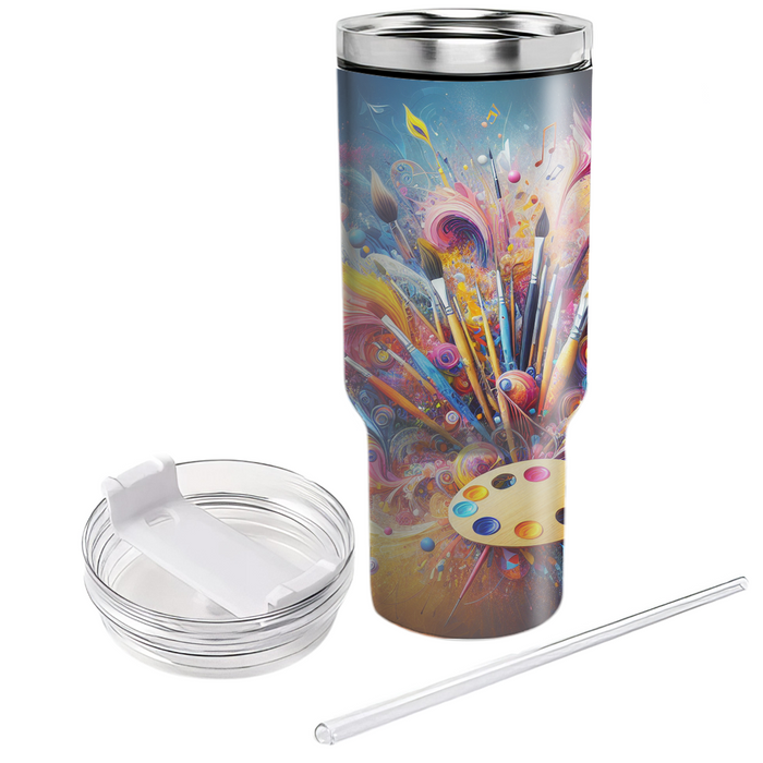 Whirlwind Of Creativity - Arts Festival  Decorative Tumblers