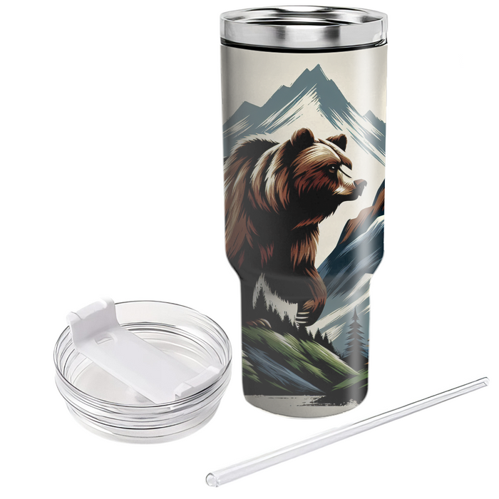 Adventurous Bear Expedition  Personalized Tumblers