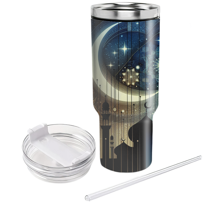 Starry Ramadan - Celestial Iftar Celebration  Custom Tumblers