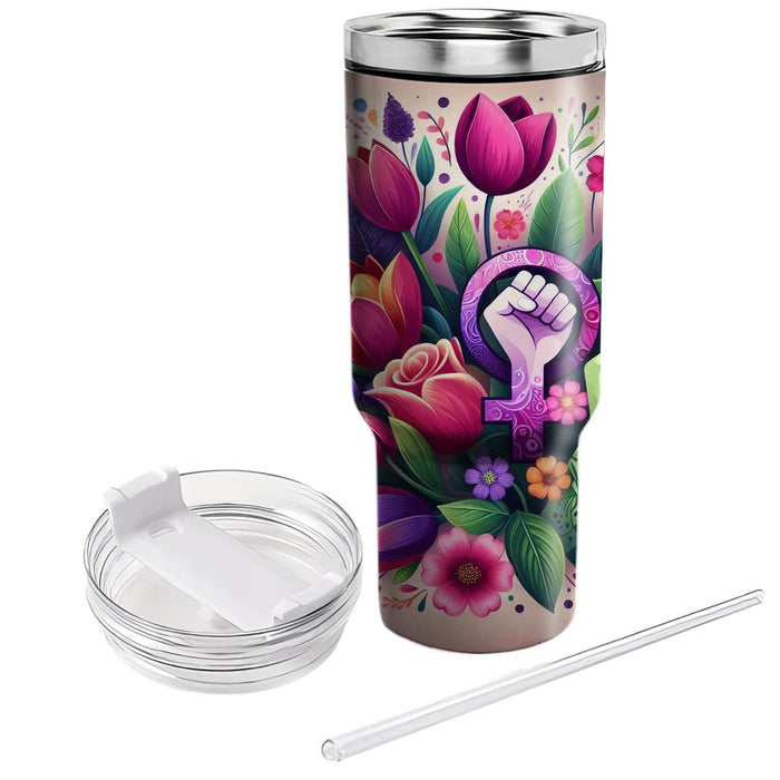 Floral Fantasy - International Women’s Day  Decorative Tumblers