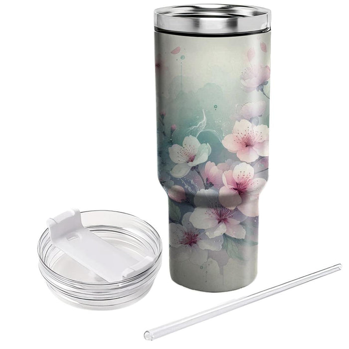 Spring Rain Serenity  Tumblers For Gifts