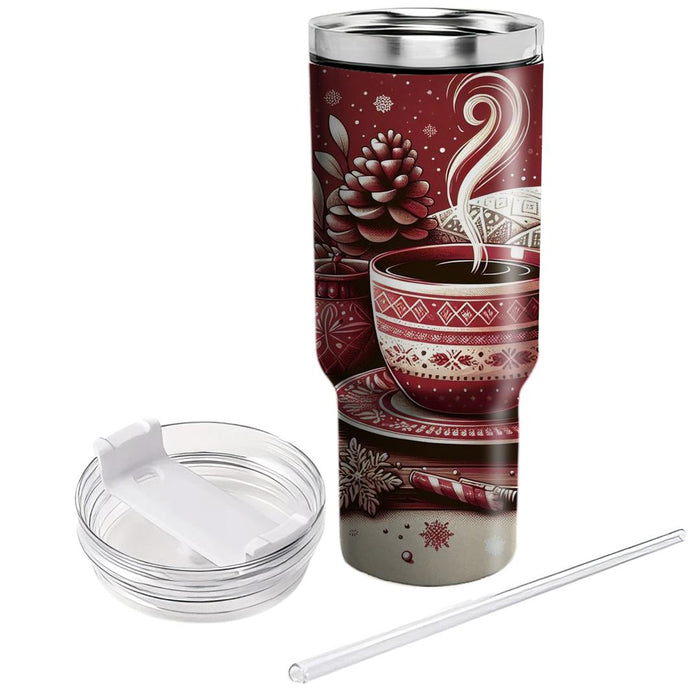 Winter Cozy Mugs  Decorative Tumblers