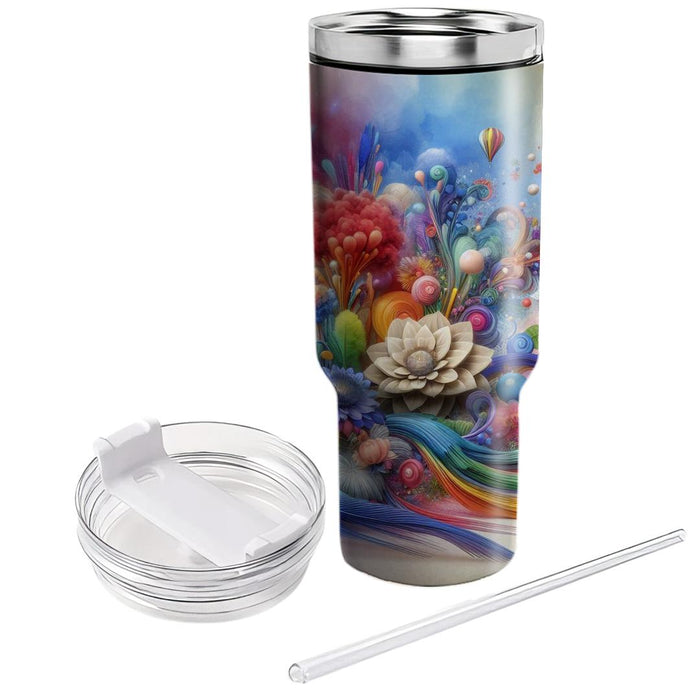 Blooming Fantasy  Tumbler Cups