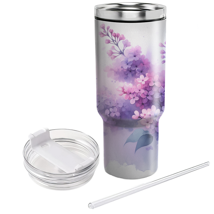 Spring Lilac Dreams  Travel Tumblers