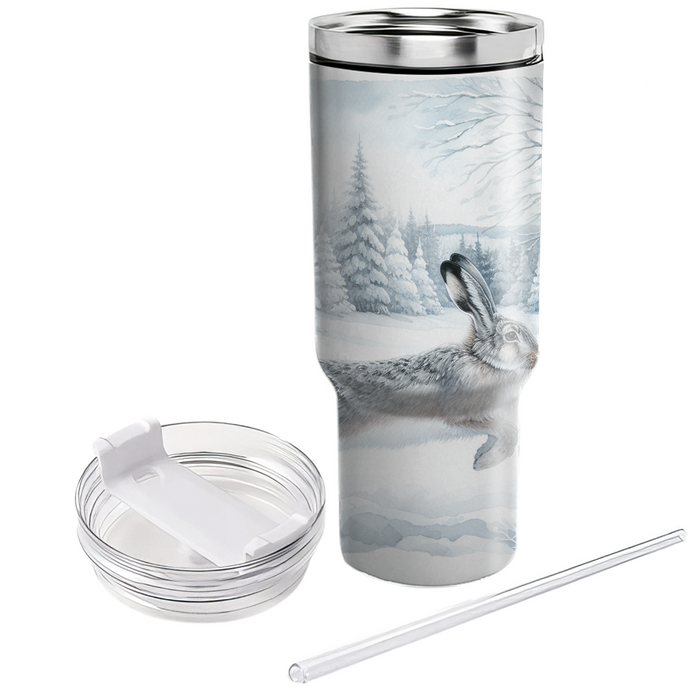 Winter Hare Enchantment  Decorative Tumblers