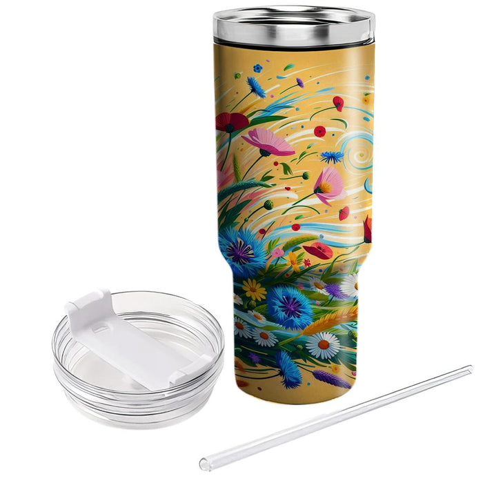 Wildflower Whirlwind  Custom Tumblers