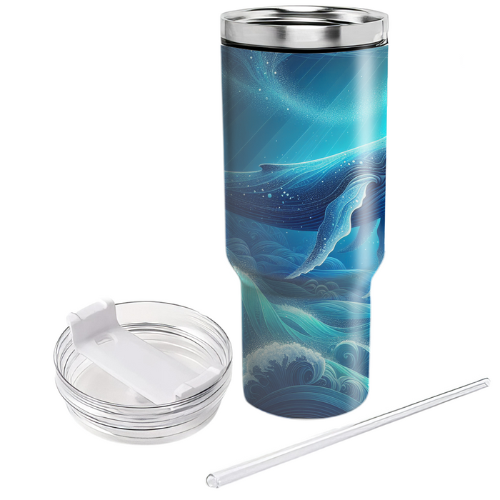 Majestic Whale Voyage  Decorative Tumblers