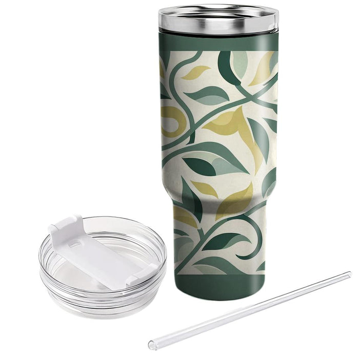 Abstract Leafy Vines  Custom Tumblers