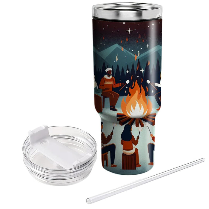 Autumn Bonfire Night  Decorative Tumblers