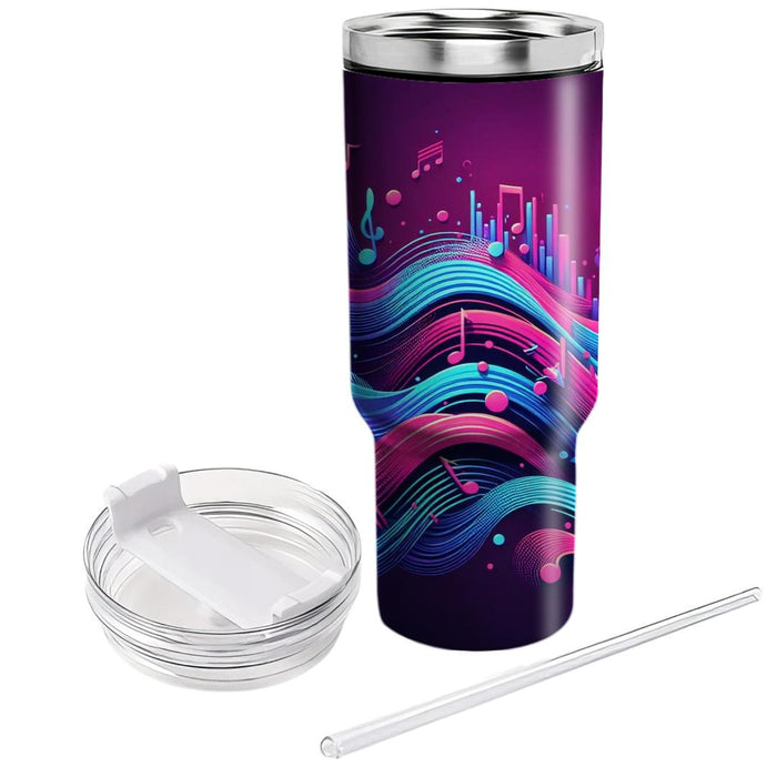 Synth Pop Wave  Tumblers With Lids