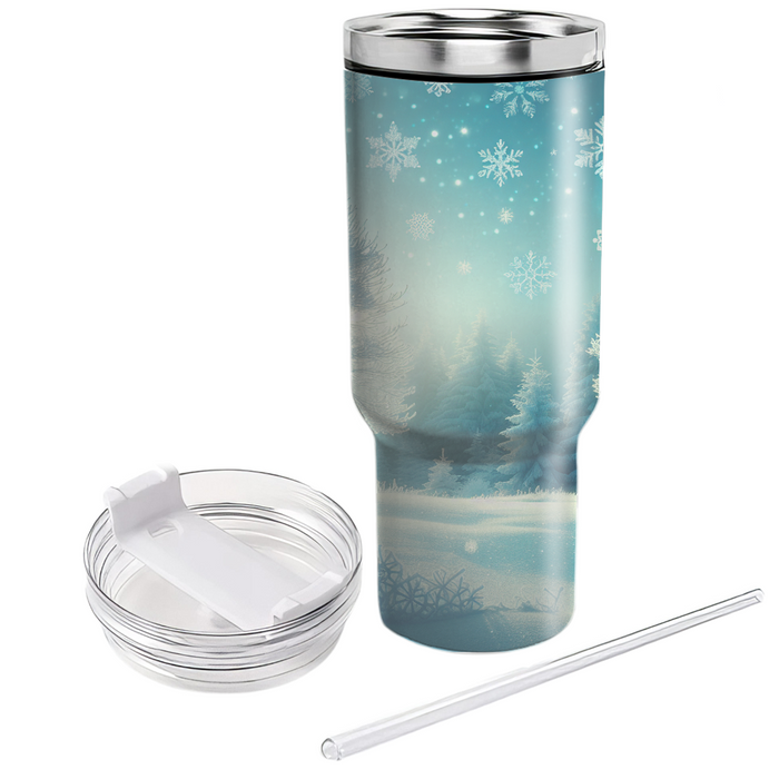 Winter Frosted Wonderland  Tumbler Cups