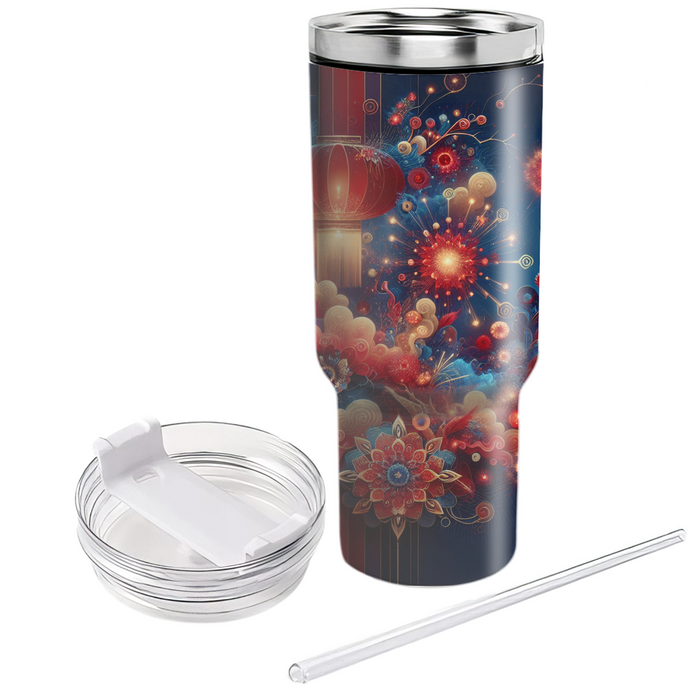 Surreal Night - Lunar New Year Dreams  Decorative Tumblers