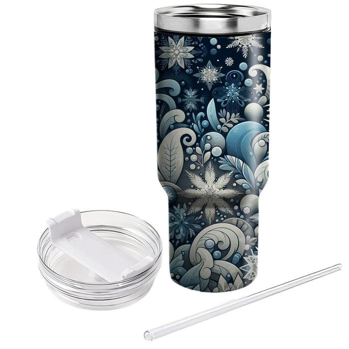 Winter Crystal Reflections  Decorative Tumblers