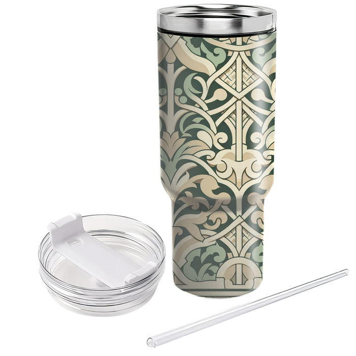 Vintage Trellis  Custom Tumblers