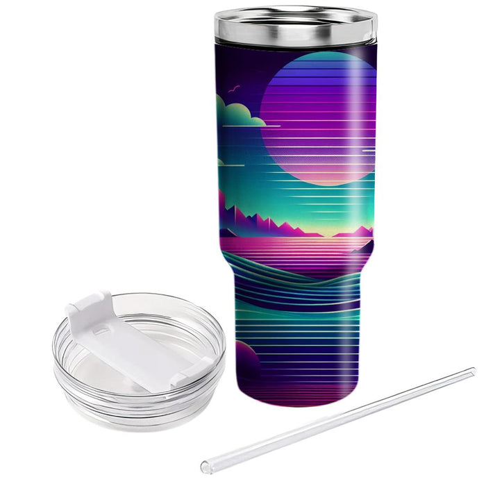 Vivid Synthwave  Custom Tumblers