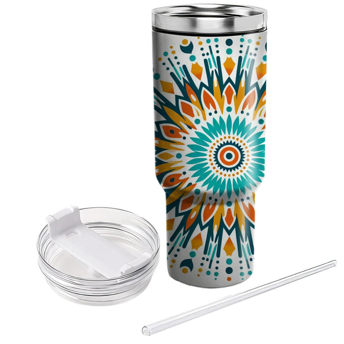 Bohemian Sunburst  Custom Tumblers