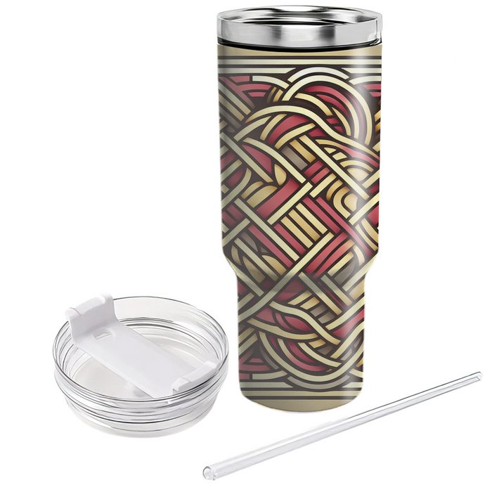 Twisted Line Motif  Decorative Tumblers