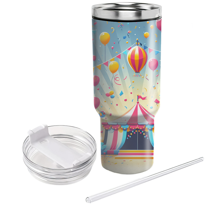 Bright Carnival Celebration  Personalized Tumblers