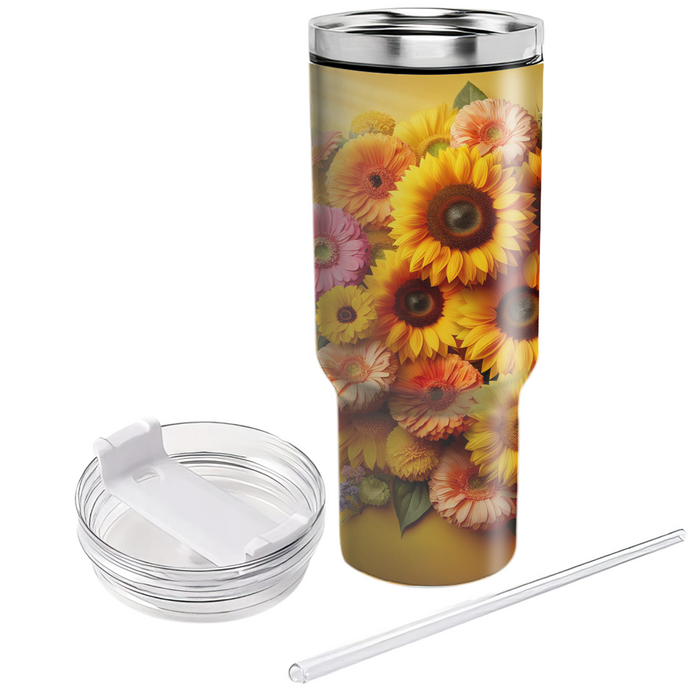 Bright Summer Blooms  Tumblers For Gifts