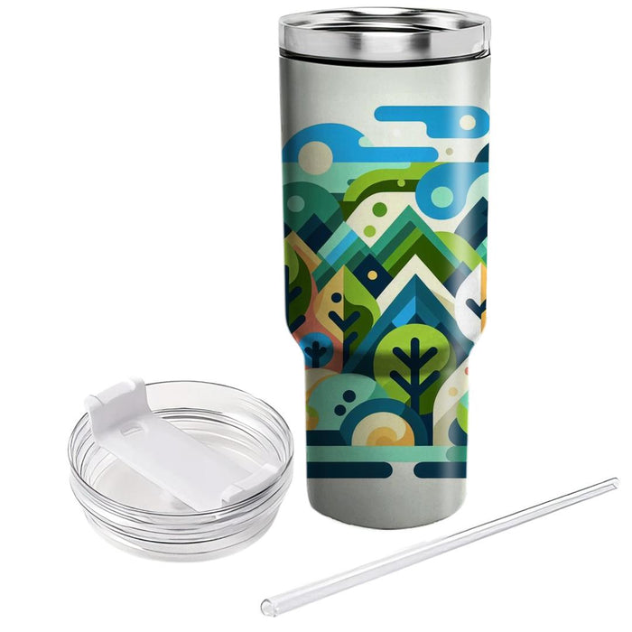 Vibrant Nature Trail  Insulated Tumblers