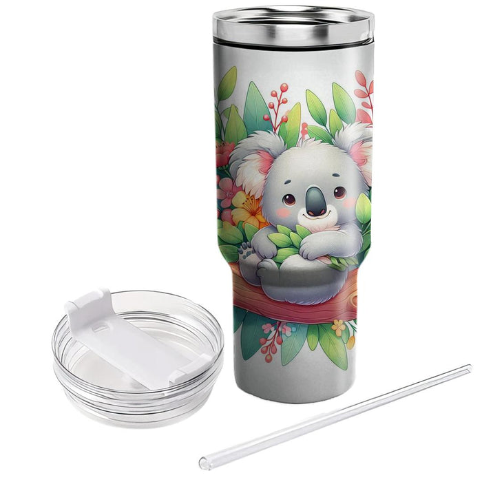 Whimsical Koala Tree  Tumbler Cups