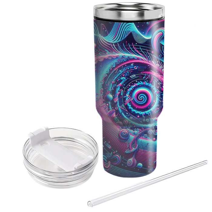 Synthpop Swirl  Custom Tumblers