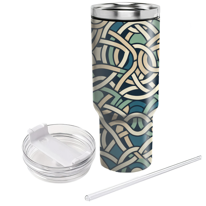 Woven Circle Network  Tumbler Cups