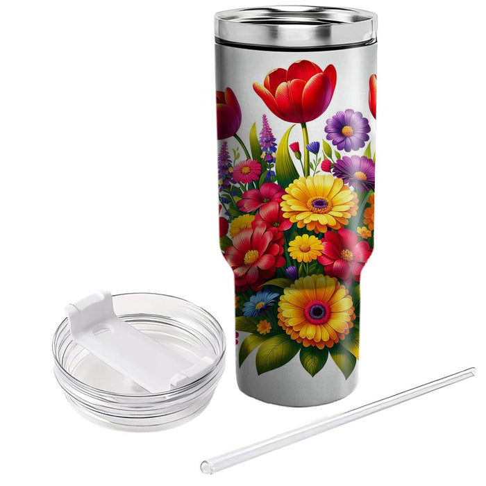 Floral Delight  Insulated Tumblers