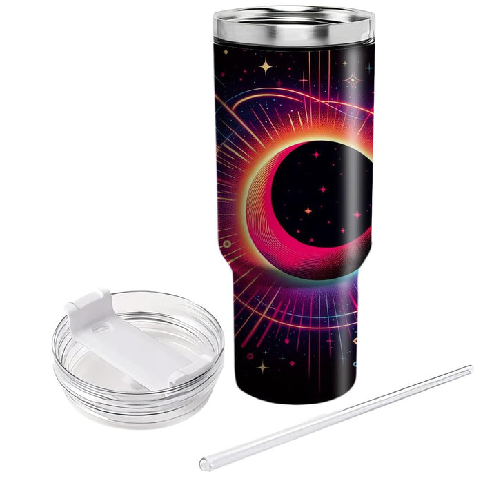 Retro Eclipse  Unique Tumblers