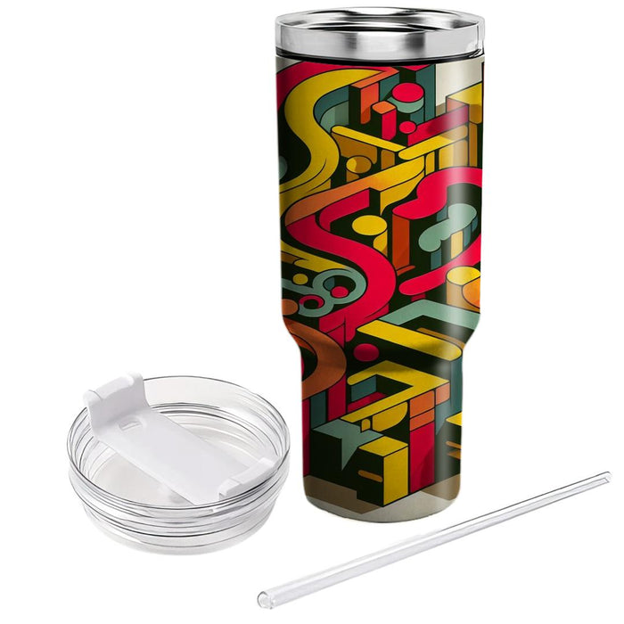 Urban Graffiti Art  Decorative Tumblers