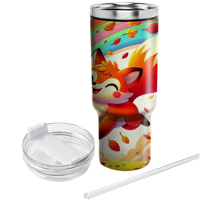 Whimsical Fox Dance  Custom Tumblers