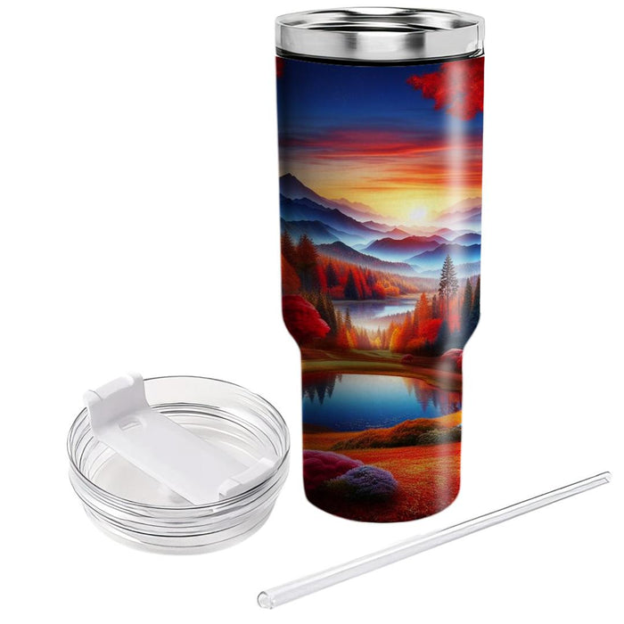 Autumn Scenic Overlook  Insulated Tumblers