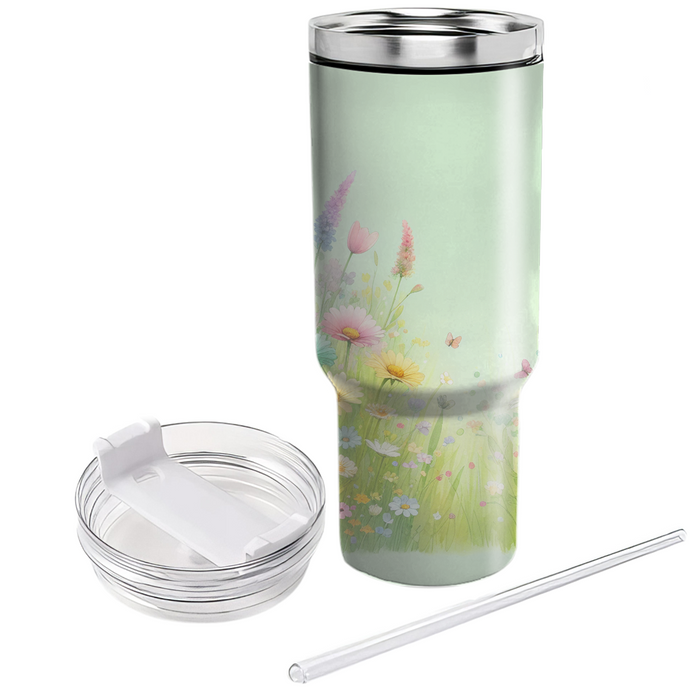 Spring Meadow Magic  Tumblers With Lids