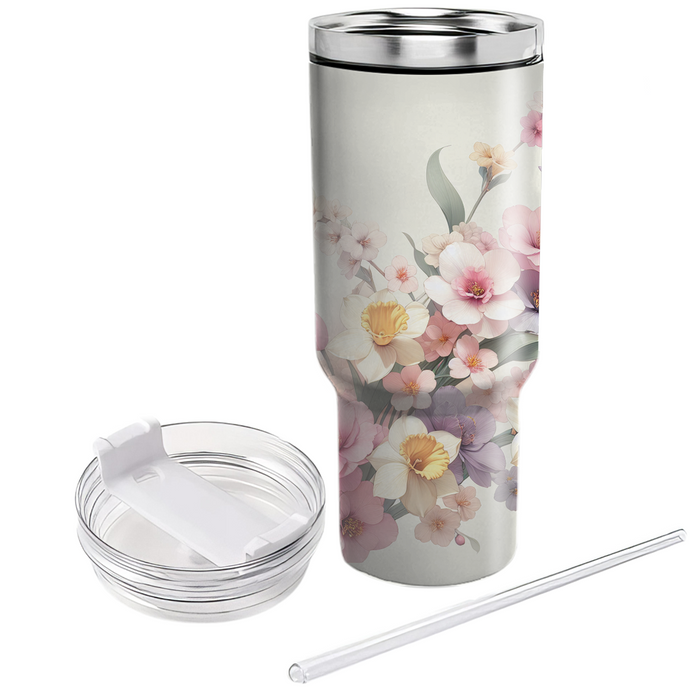 Blossom Reverie  Personalized Tumblers