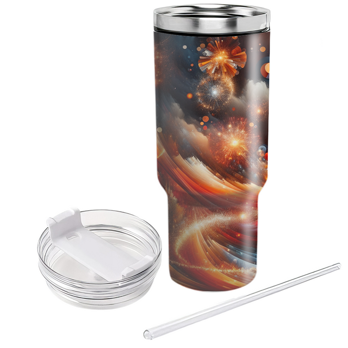 Autumn Fireworks Celebration  Travel Tumblers